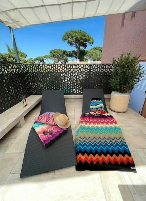 Studio Climatise, Terrasse, Parking Prive, 50M De La Plage Saint-Tropez Ngoại thất bức ảnh
